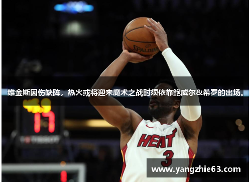 维金斯因伤缺阵，热火或将迎来魔术之战时须依靠鲍威尔&希罗的出场。
